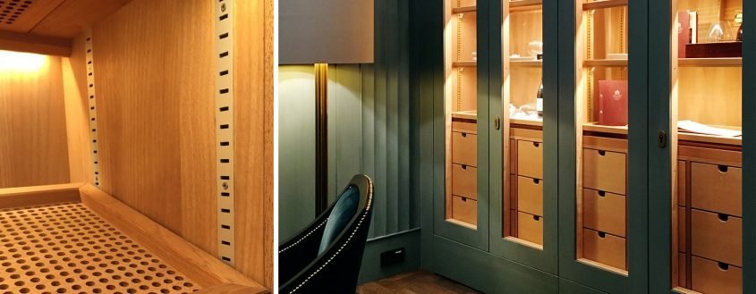 integrated ladder rails » Gerber Humidor